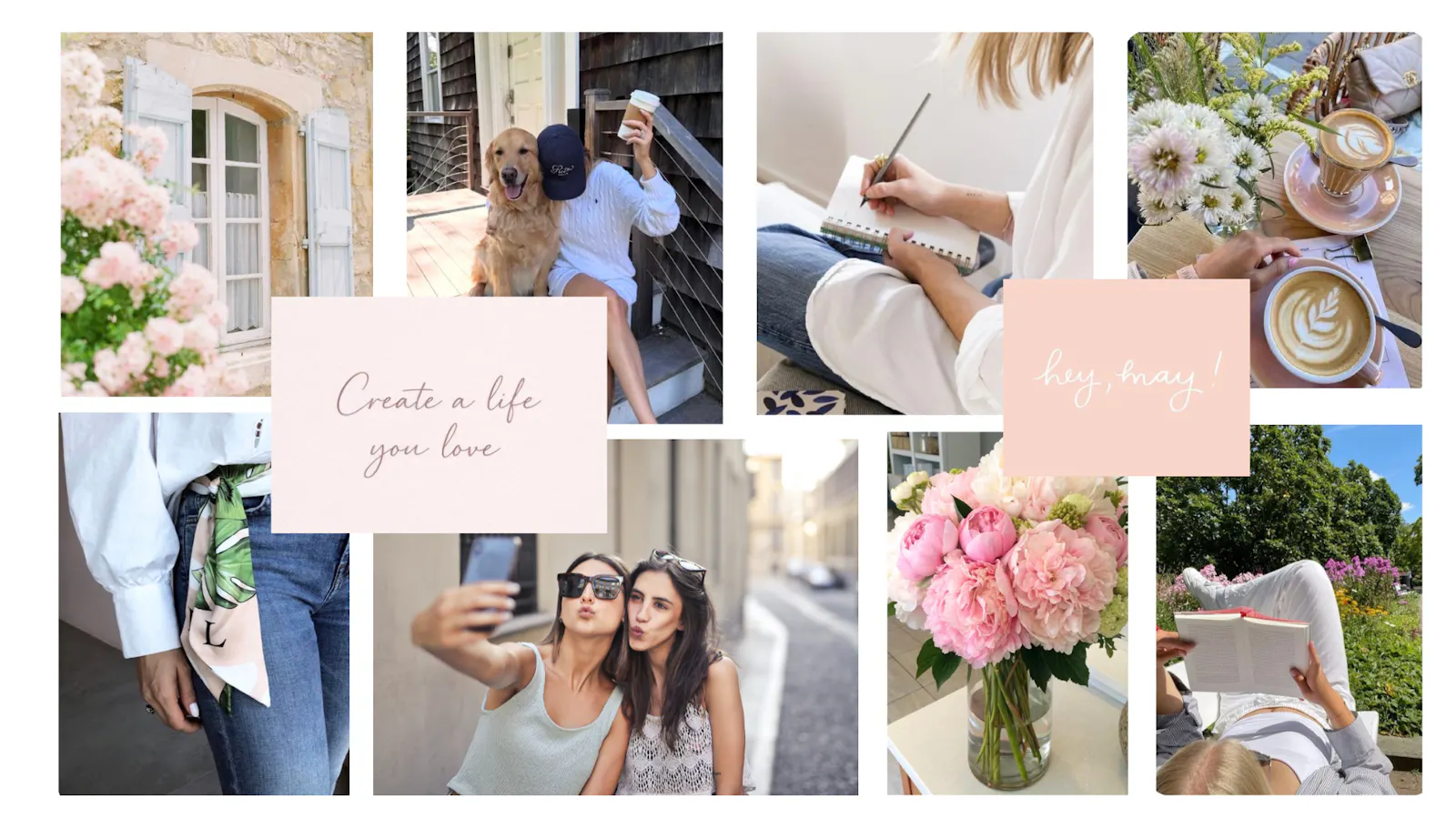 Moodboard Mai, Inspirational Board, Visionboard, Slow living, Soft life
