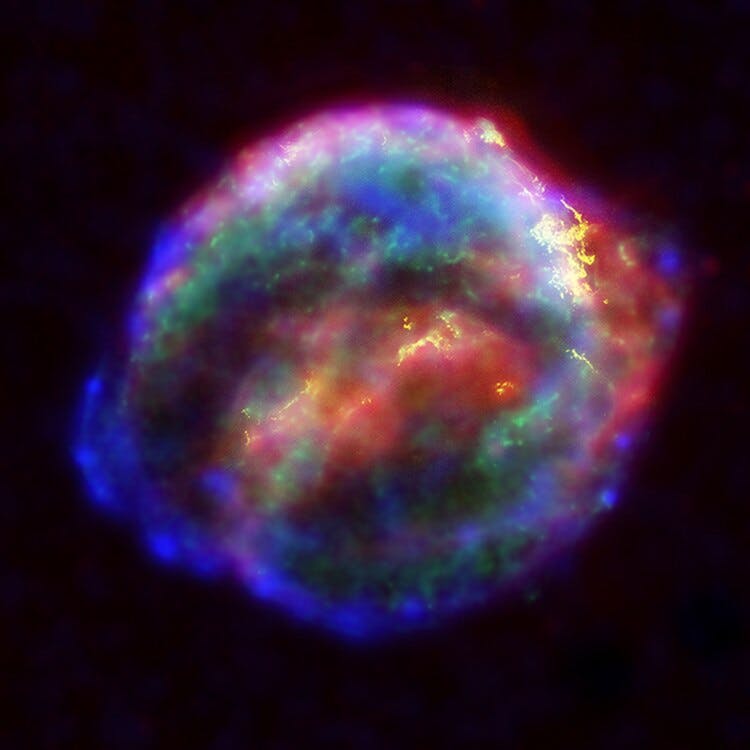 Überrest von Keplers Supernova (Bild: NASA, gemeinfrei)