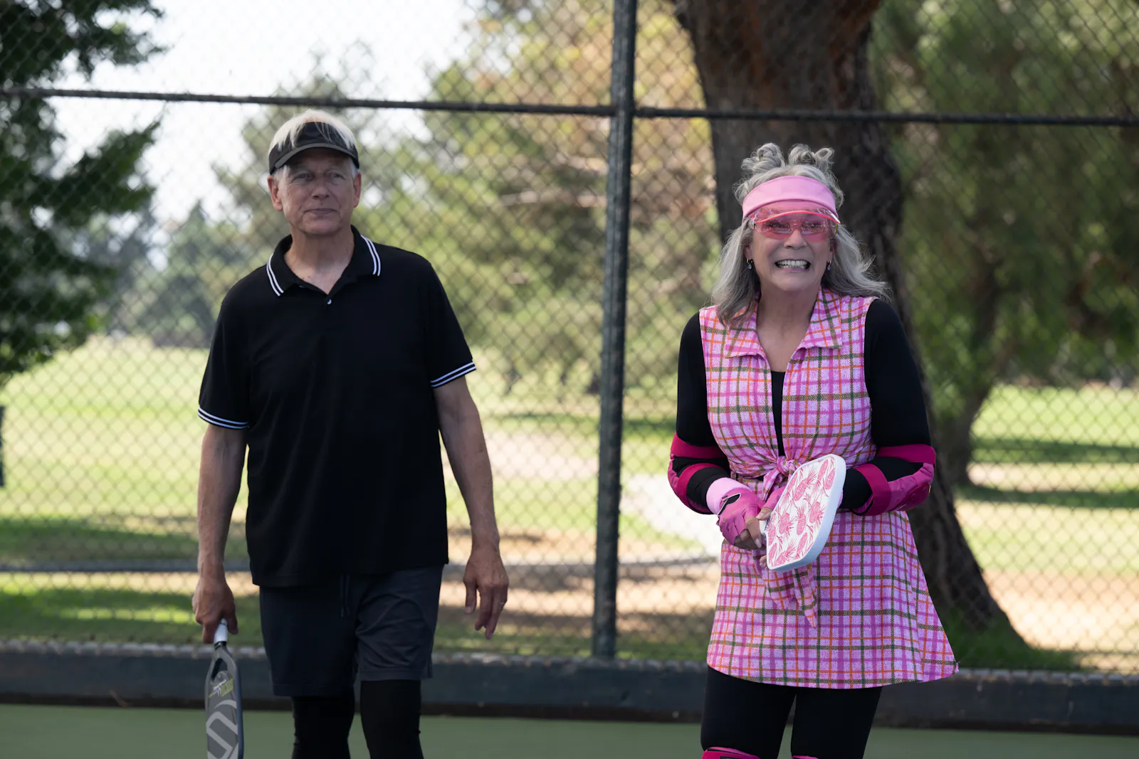 Mark Harmon und Jamie Lee Curtis in Freakier Friday // © Disney