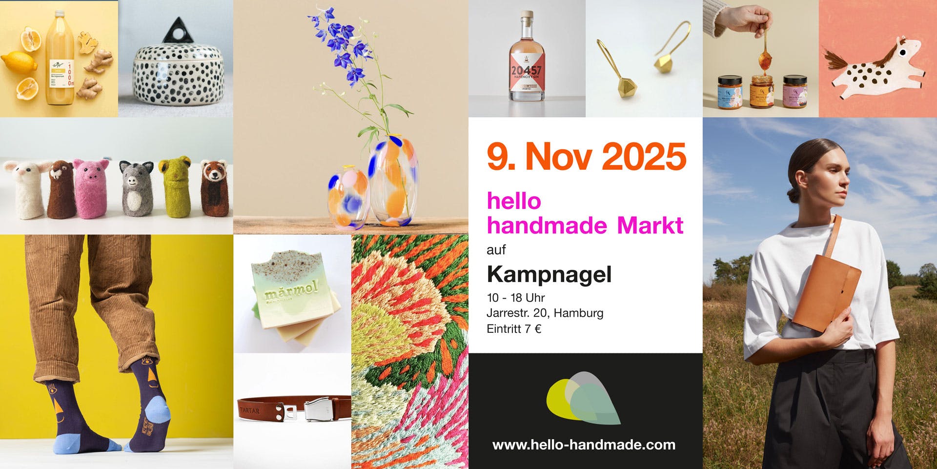 Eine Einladung: hello handmade Markt 2025