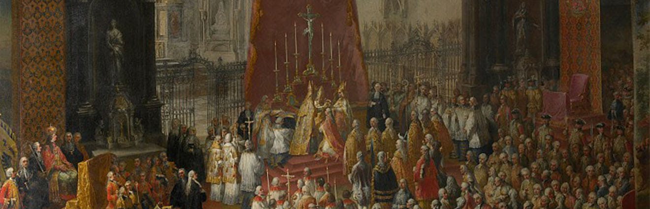 Bild zeigt Krönungszeremonie von Joseph II