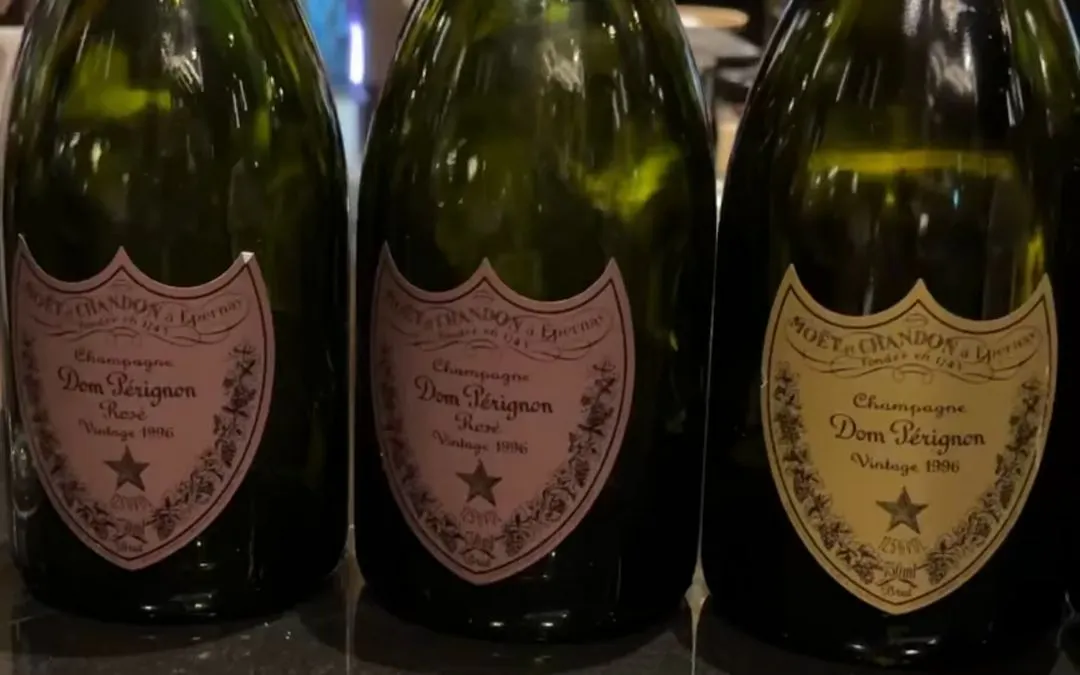 Dom Perignon im Line up Champagne 1996