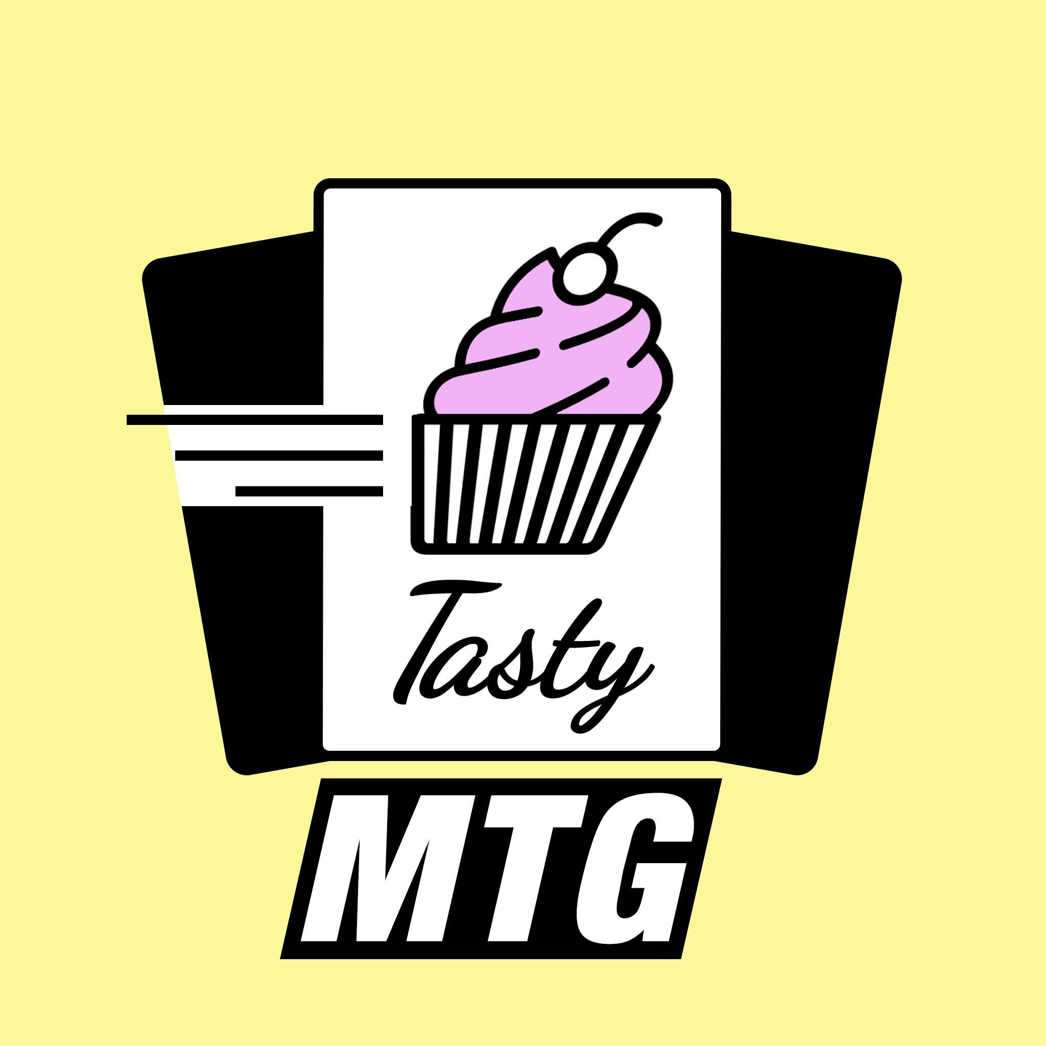Das Coverbild zur aktuellen Folge: Der Tasty-MTG-Muffin ist sehr beschleunigt und fegt fast aus dem Rahmen.
