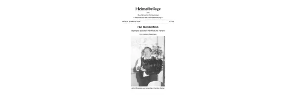 Heft-Cover: Die Konzertina - Harmonie zwischen Perlmutt und Perloid