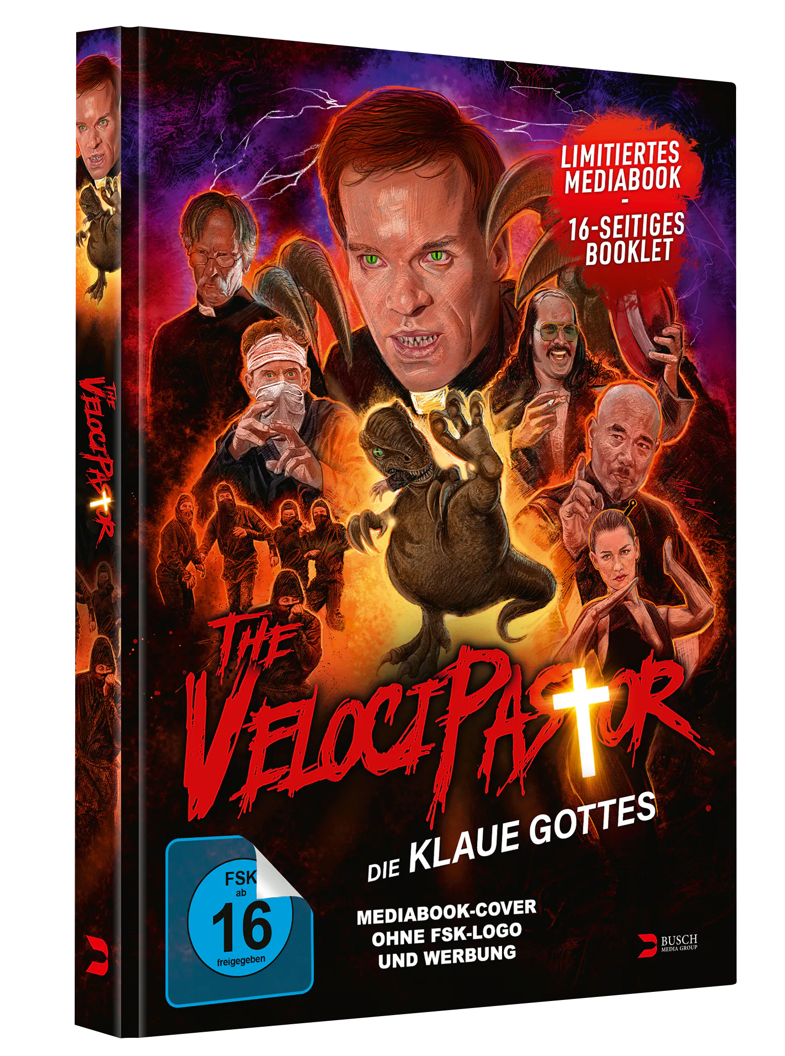 Front des The Velocipastor Mediabooks