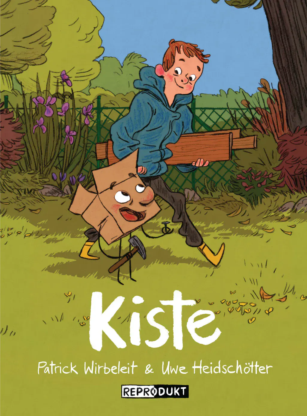Cover des Comics "Kiste" aus dem Reprodukt Verlag.