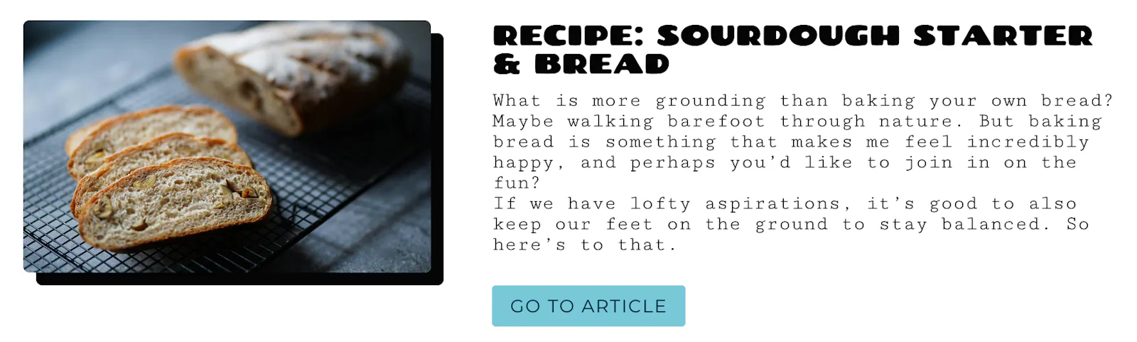 Recipe: Sourdough Starter & Bread