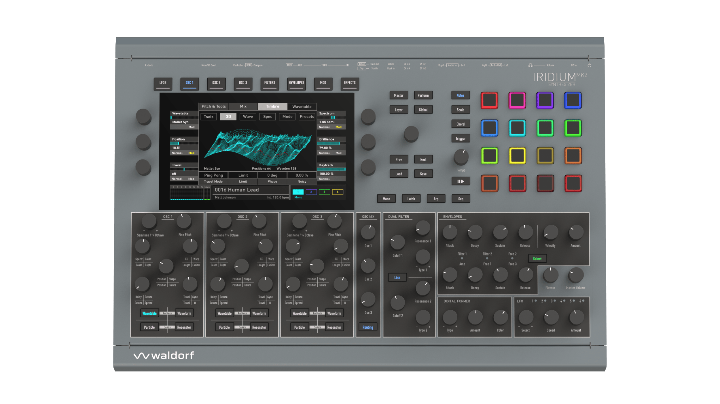 Waldorf Iridium Mark 2 - mit erstaunlich vielen neuen Features - Synthese und AFX Mode…