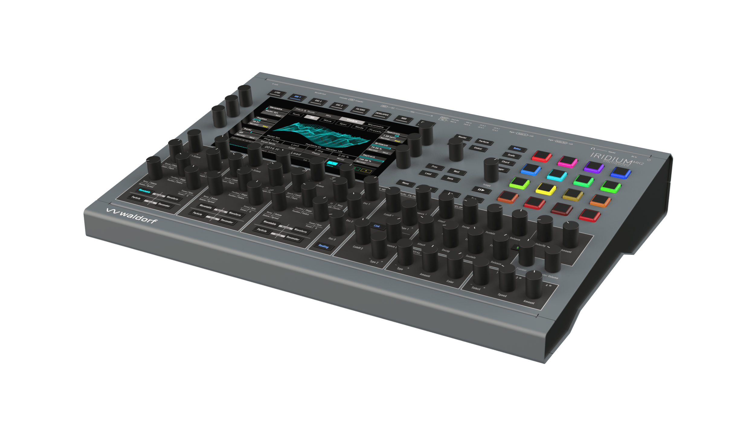 Waldorf Iridium Mk 2 - Seitenansicht