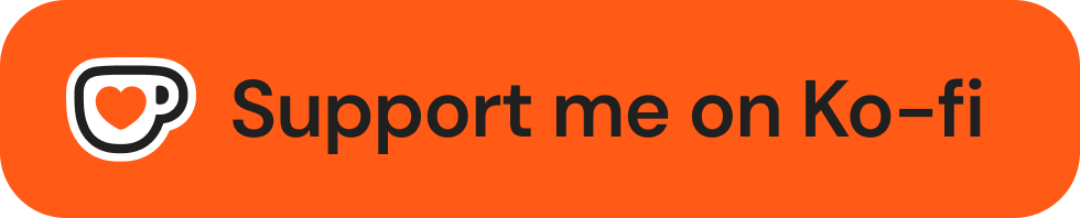 Support me on Ko-fi button