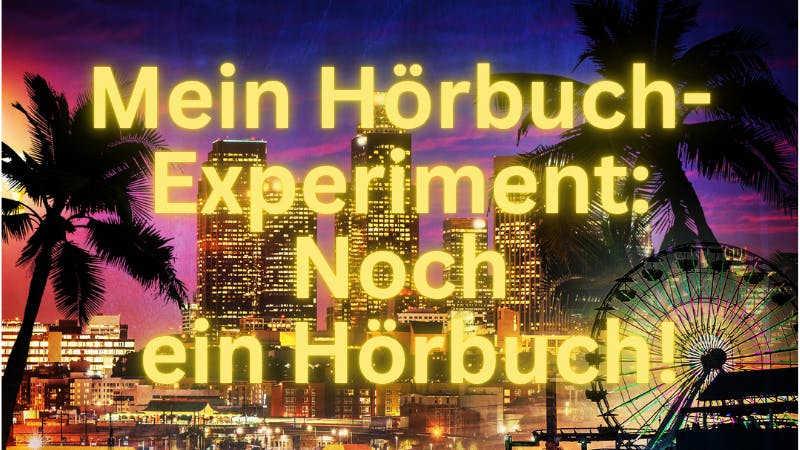 Ausschnitt aus dem Cover des Hörbuchs von "Kein Grab so tief" mit der Aufschrift: Mein Hörbuch-Experiment: Noch ein Hörbuch