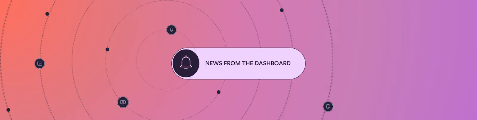Steady Banner. Text on the banner: News From The Dashboard.