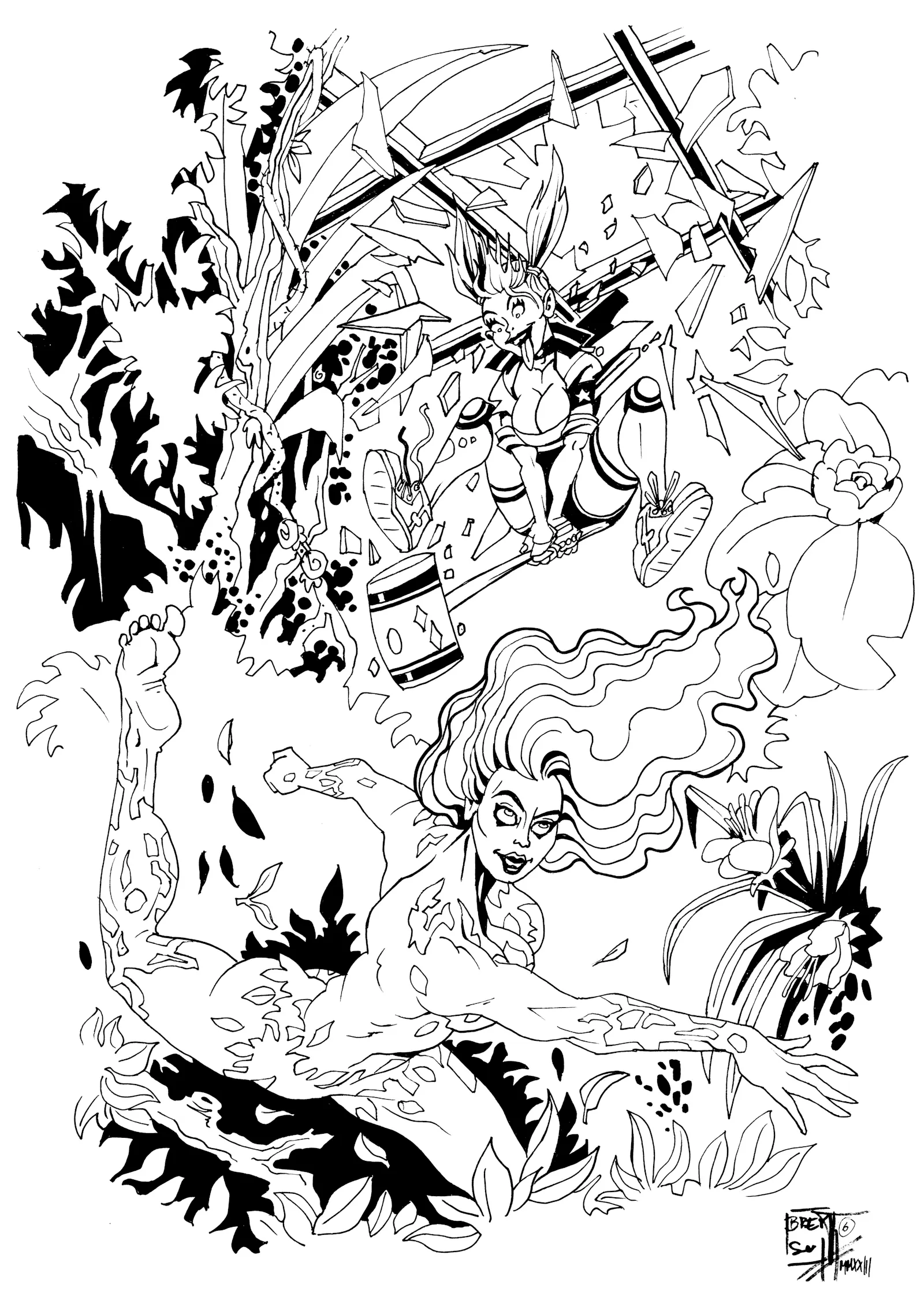 Harley Quinn und Poison Ivy