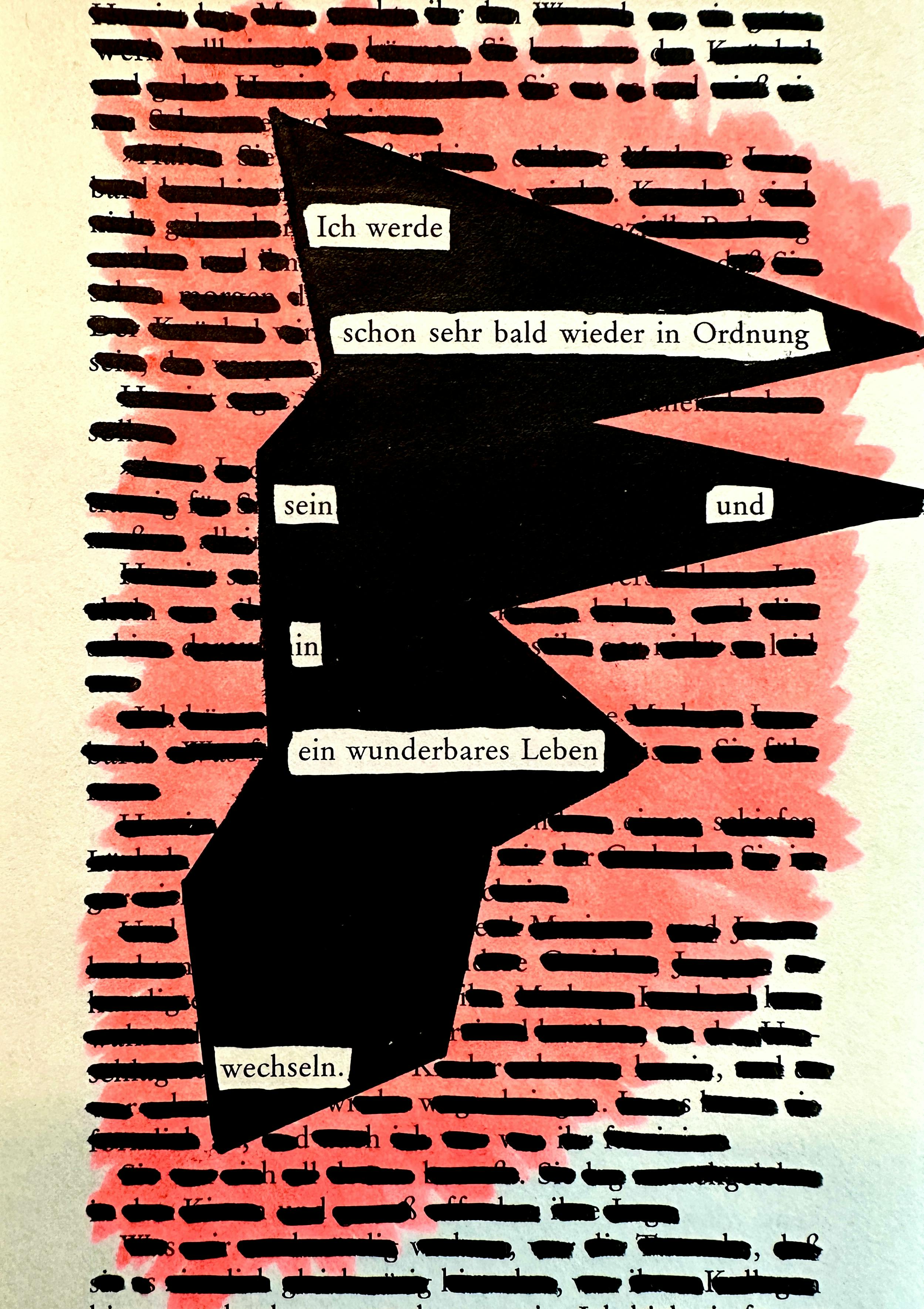 Textverdunkelung: Ich werde schon sehr bald wieder in Ordnung sein und in ein wunderbares Leben wechseln.