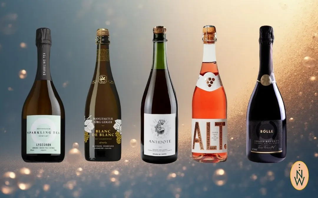 The best comes now. 5 Top non-alcohol alternatives! Copenhagen Sparkling Tea, Geiger Blanc de Blanc, Antidote, Alt.sparkling rose, Bolle Reserve