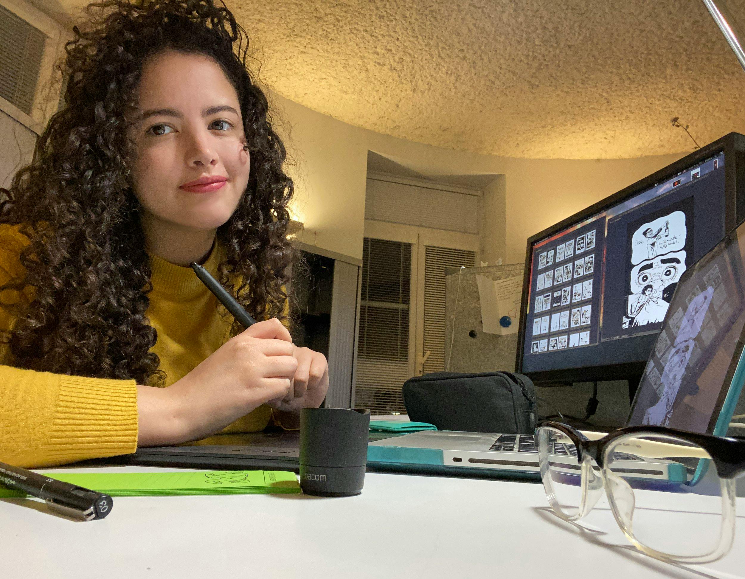 Following the Arabic original and the English translation, the German translation of Deena Mohamed's graphic novel masterpiece, Shubeik Lubeik, has now been released. In his glowing review, Winfried Weiser explains why this comic is such an enjoyable read and watch...
(Available in Arabic, English, French, German & Spanish)