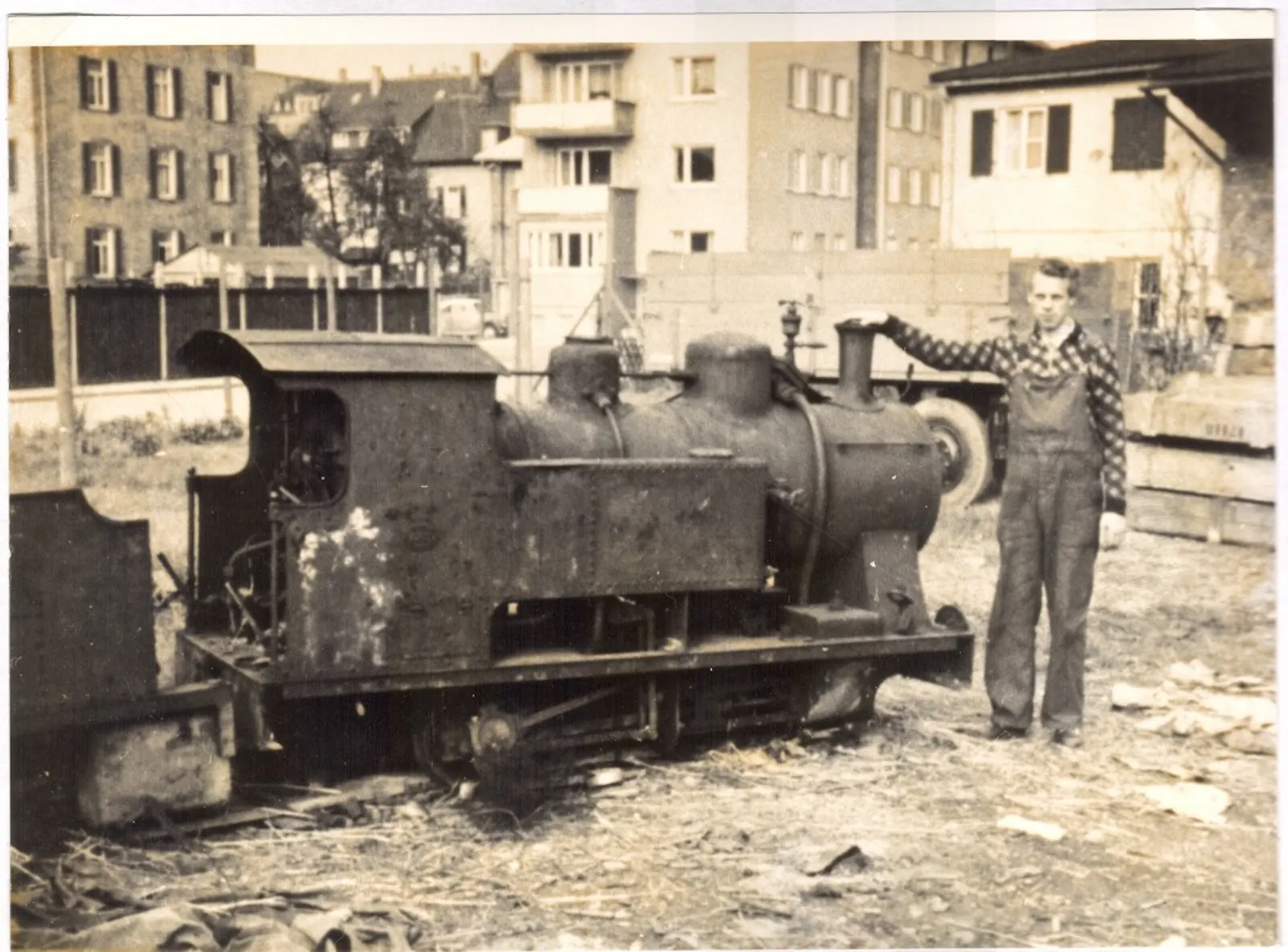 Auf welchem Schrottplatz verbrachte die Raichberg-Lok ihre letzten Tage? Foto: Sammlung MUSE-O