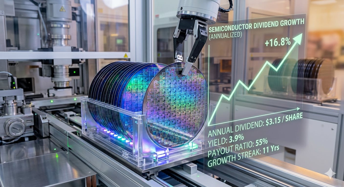 picture of semiconductor wafers in a high-tech fabrication plant
