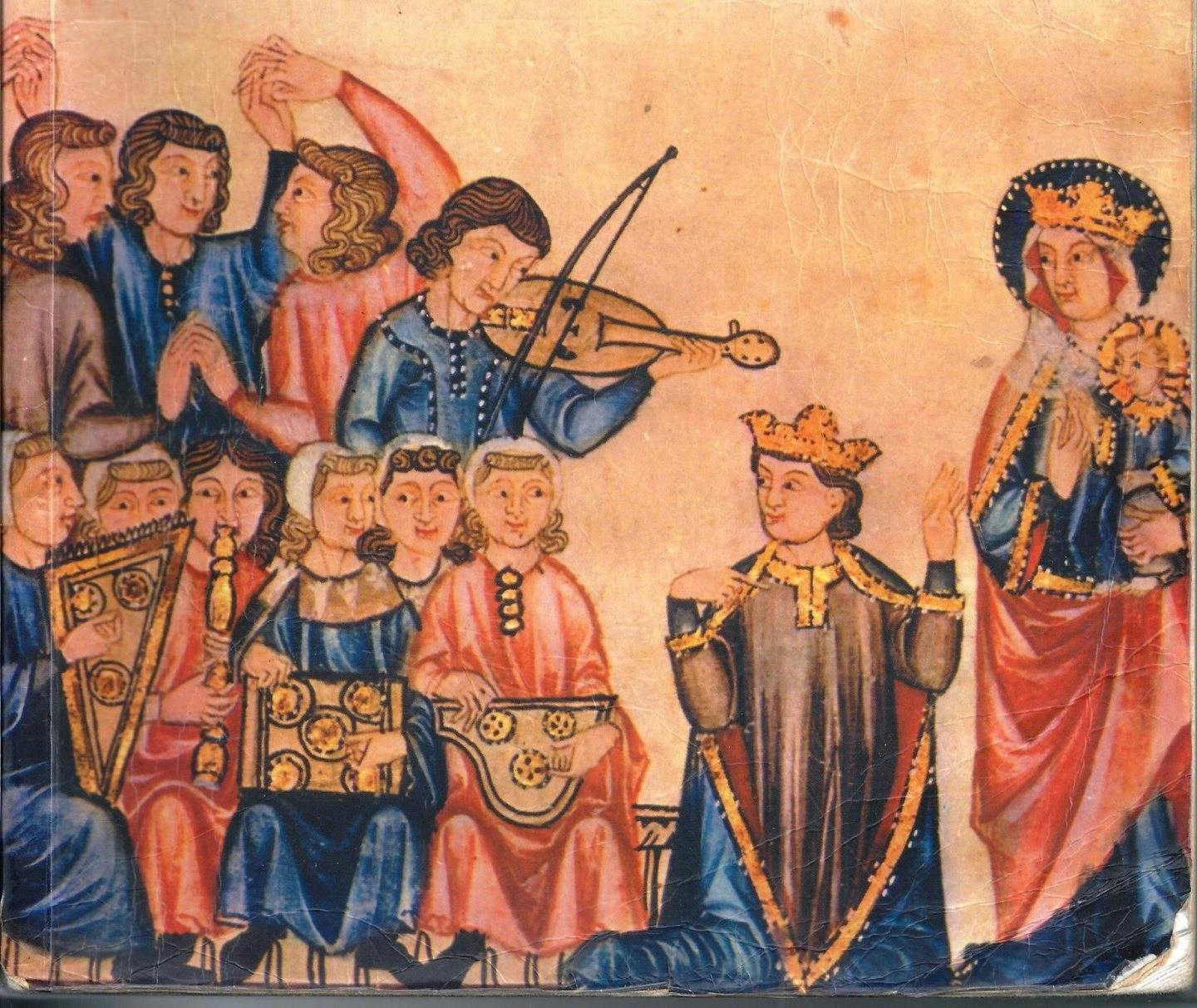 King Alfonso instructs musicians to play for Mary and Jesus, from the Cantigas de Santa Maria
