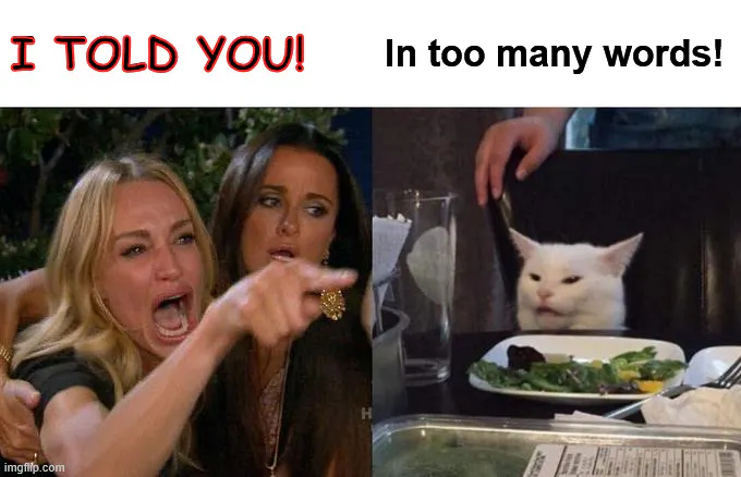 Woman screaming at cat