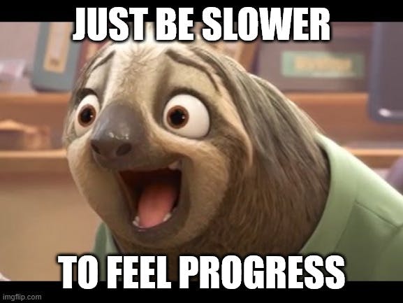 Flash from Zootopia being really slow.