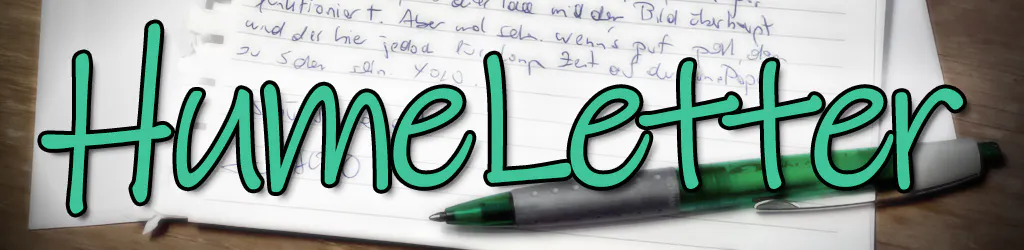HumeLetter Schriftzug