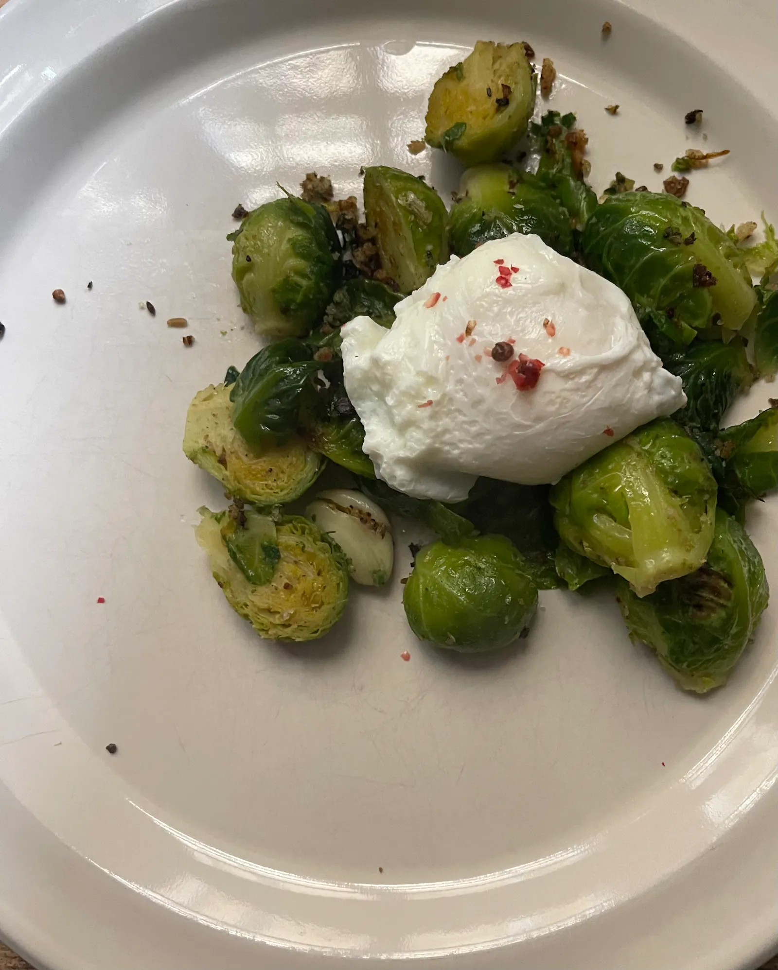 Choux de Bruxelles épicés. Crédit Photo: L'auteure du blog ID.