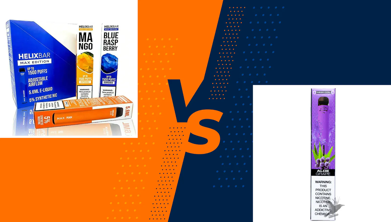 Helix Bar Max Disposable vs Hyppe Max Flow Disposable; What To Choose - Raven Route - Best online Vape Store Helix Bar Max Disposable vs Hyppe Max Flow Disposable; What To Choose - Raven Route - Best online Vape Store