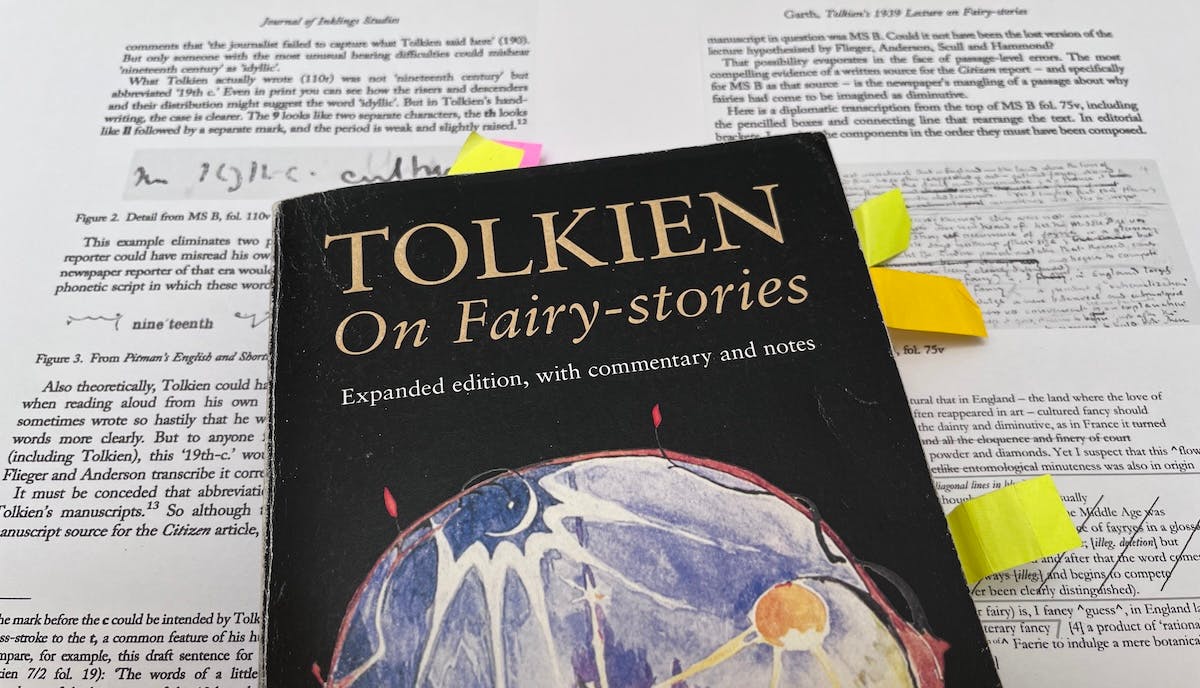 "Tolkien On Fairy-stories" and John Garth's "Revealed:Tolkien’s 1939 Lecture on Fairy-stories"