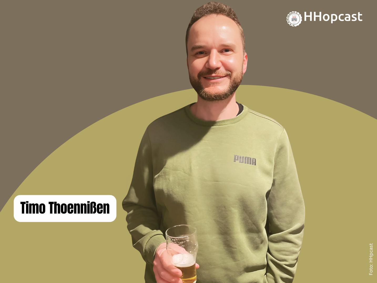 Bild Timo Thoennißen, Inhaber der Brauerei Straßenbräu, freigestellt  mit KI, Porträt Halbkörper