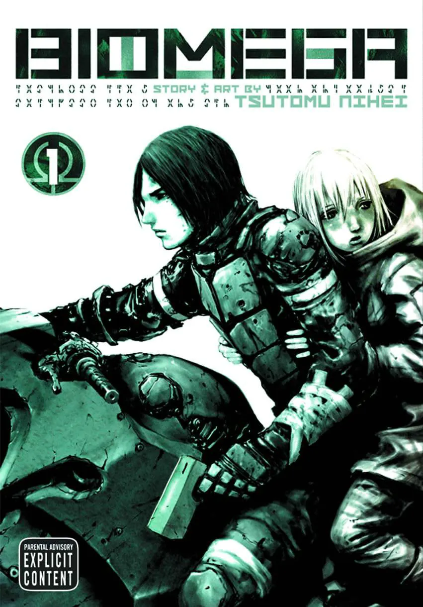 Biomega, 2004 - 2009, Tsutomu Nihei. Englisch bei Viz Media, Deutsch bei Egmont Manga erschienen..