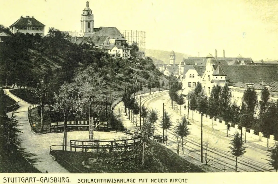 Der Gaisburger Hang vor vermutlich ungefähr 100 Jahren. So schön war der Bereich einmal. Foto: Sammlung Blessing