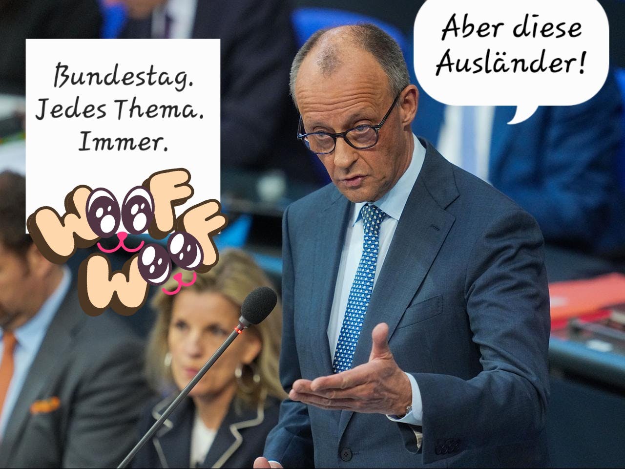 Allseits bewährt: Die Merz'sche Hundepfeifen-Politik.