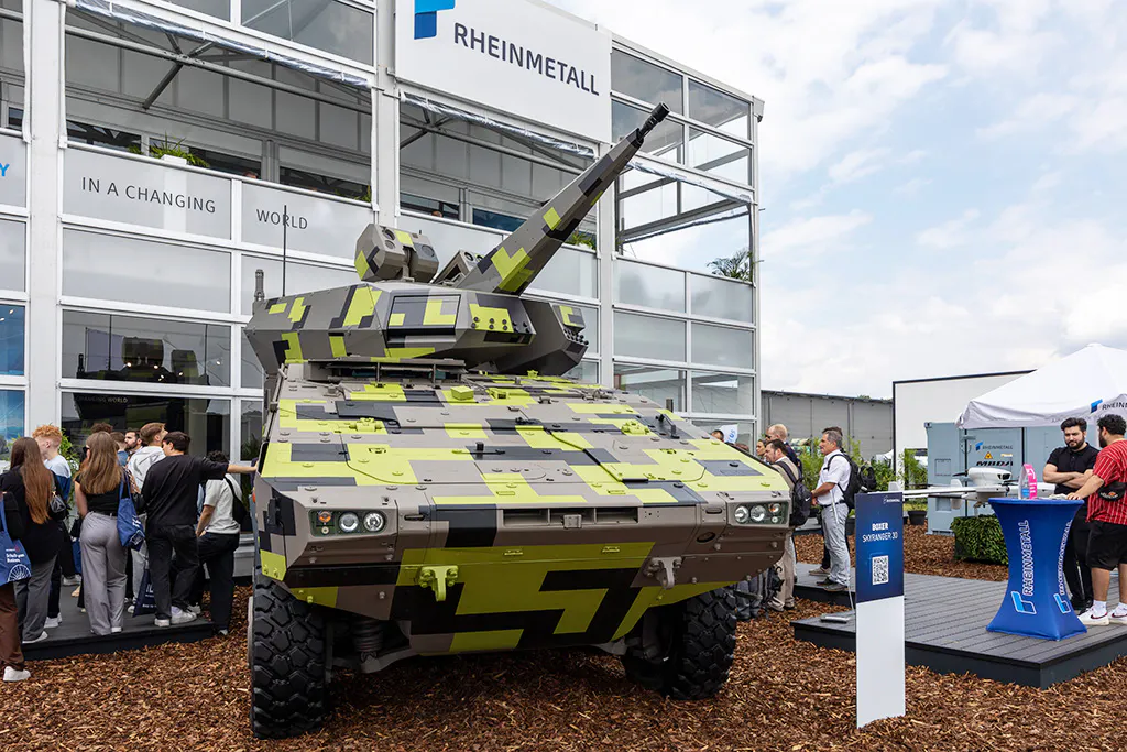 Skyranger bei der Internationalen Luft- und Raumfahrtausstellung in Berlin, 2024.