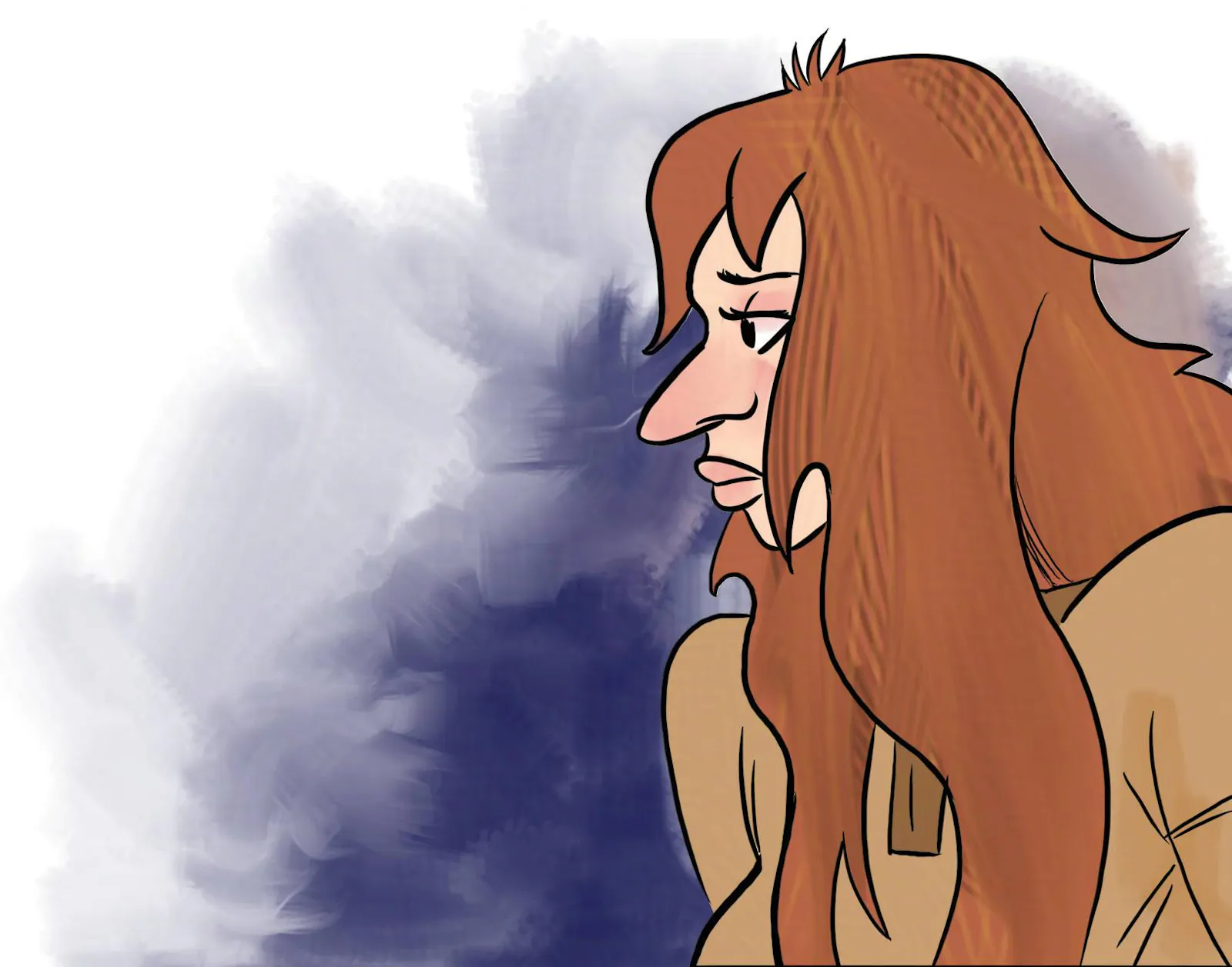 Panel 5.
The Feral gives up.
