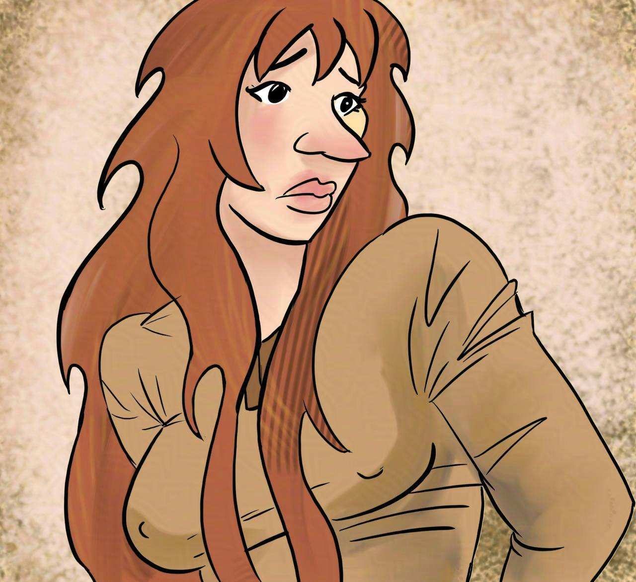 Panel 2.
The Feral looks back at them.