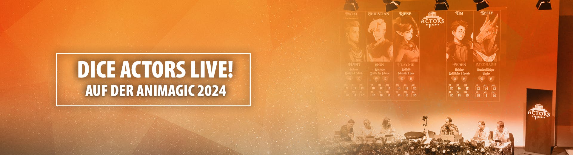 Dice Actors Live! Auf der Animagic 2024!