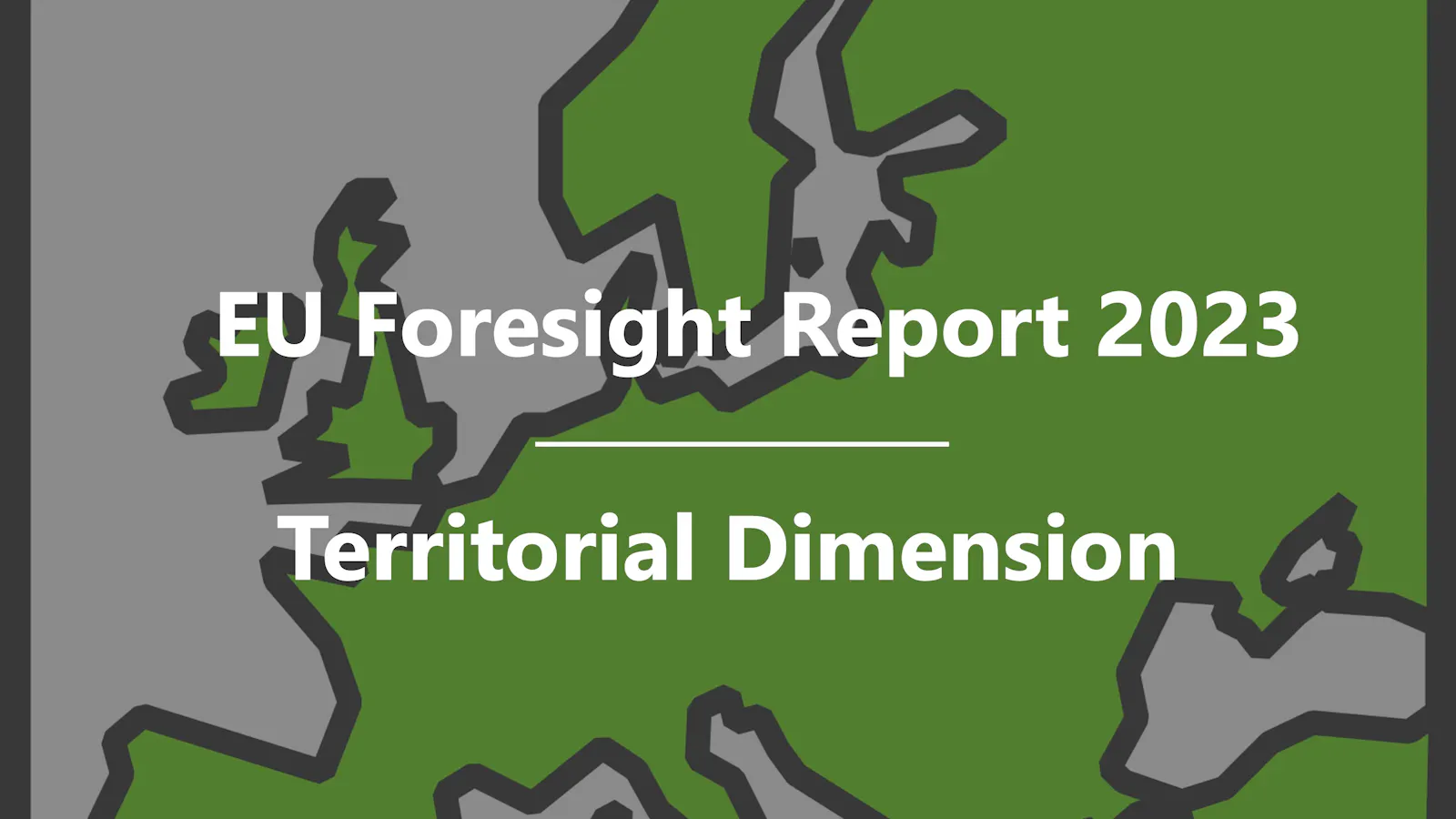 A territorial dimension of the EU Foresight Report 2023?