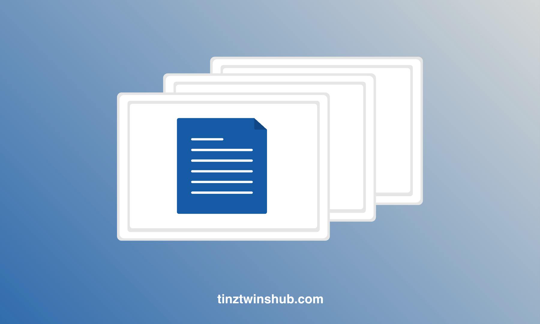Illustration of text files