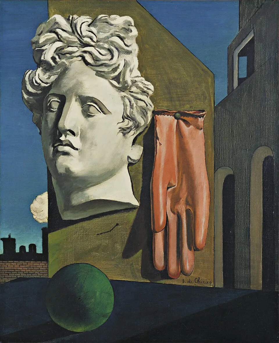 Gemälde von Giorgio de Chirico: Chant d'amour