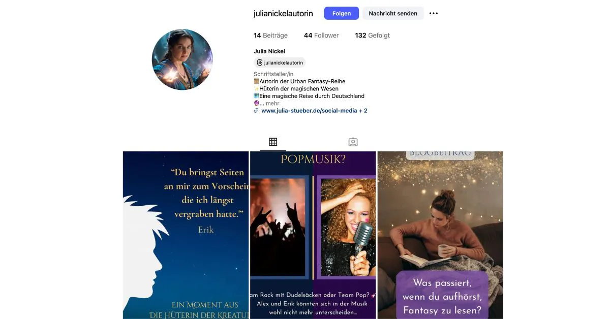 Mein Instagram-Profil