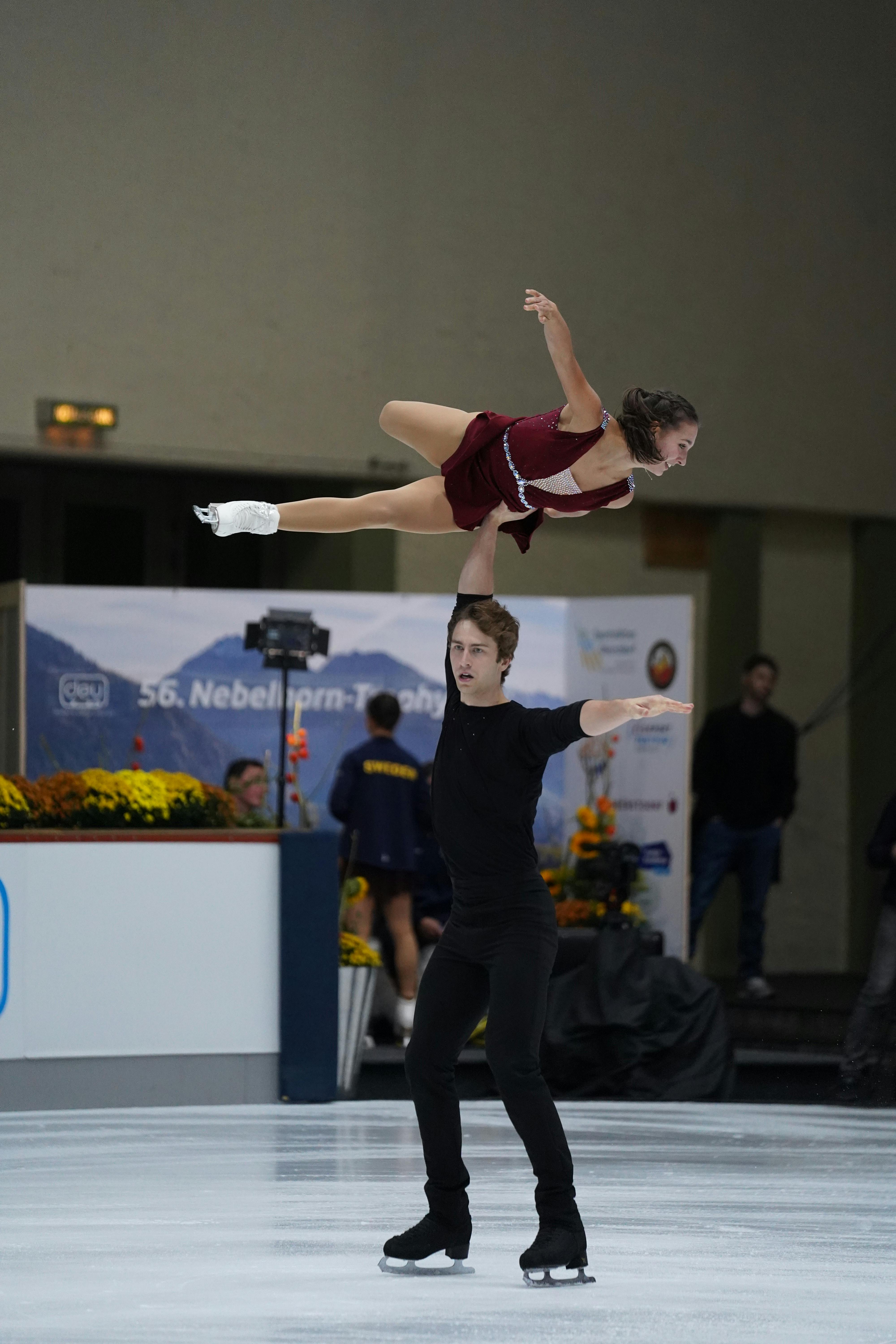 Sophia Schaller/Livio Mayr bei der Nebelhorn Trophy 2024