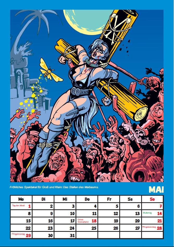 Luba Wolfschwanz Kalender Mai