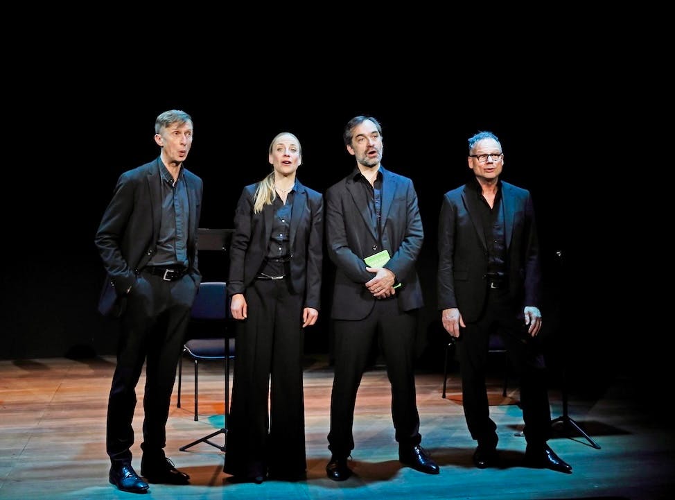 Von links nach rechts: Thorsten Krohn, Lucca Züchner, Bijan Zamani und Thomas Schweiberer. (Foto: Marie-Laure Briane)