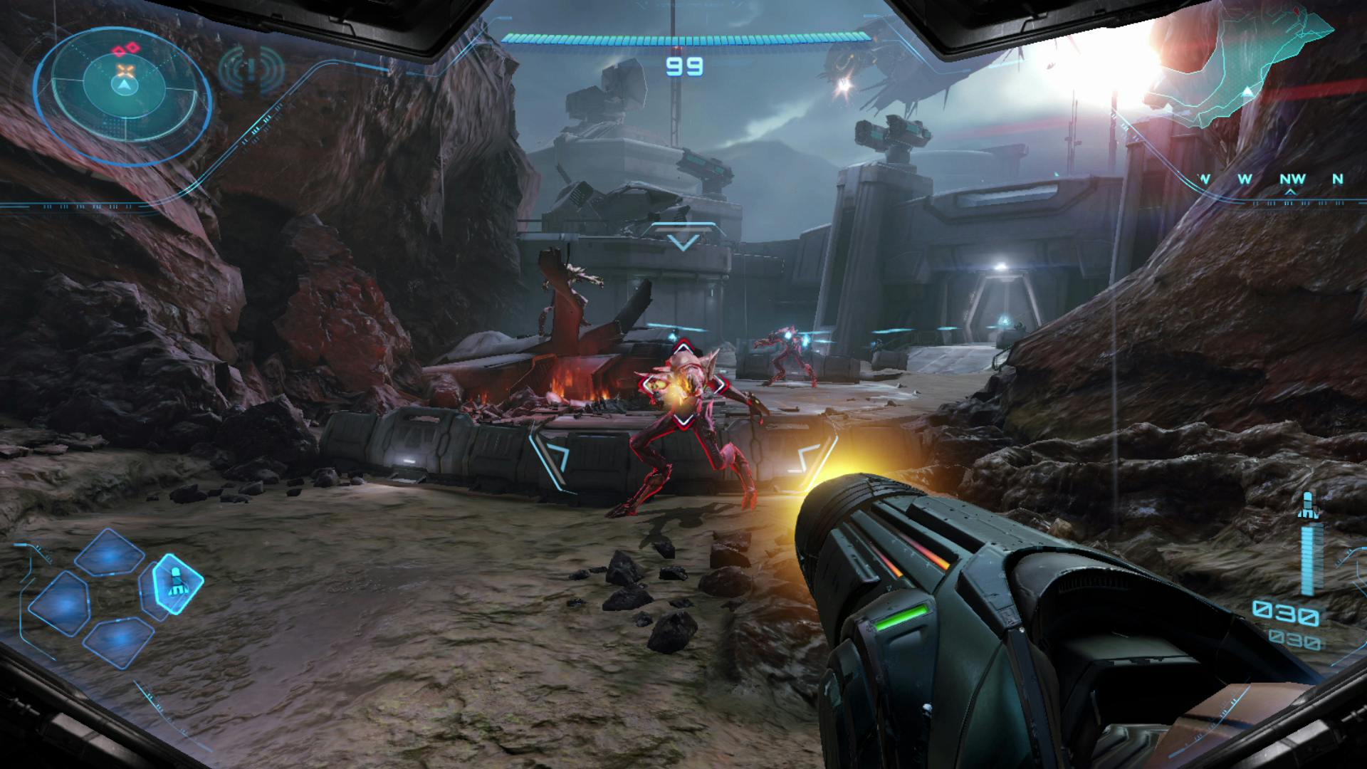 Spielszene aus Metroid Prime 4.