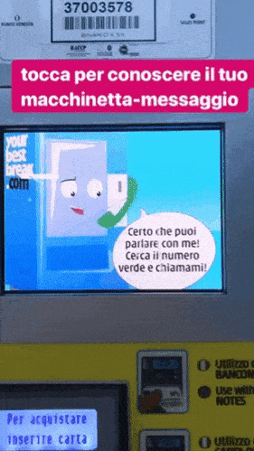 sì, l'ho registrato io (dalle mie IG stories)