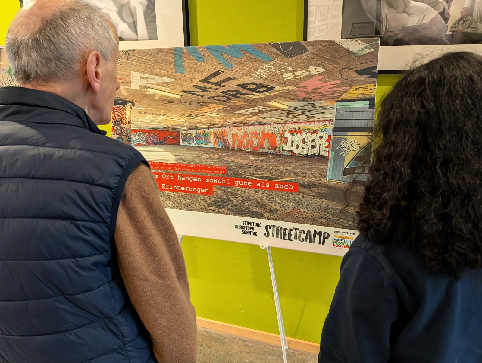 Die „Hall of Fame” unter der König-Karls-Brücke in Bad Cannstatt ist einer der „Lieblingsorte”. Foto: Jürgen Brand