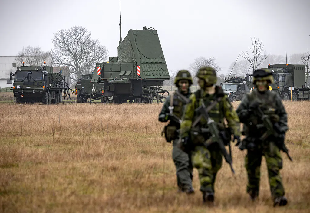 Patriot Radar bei einer Übung