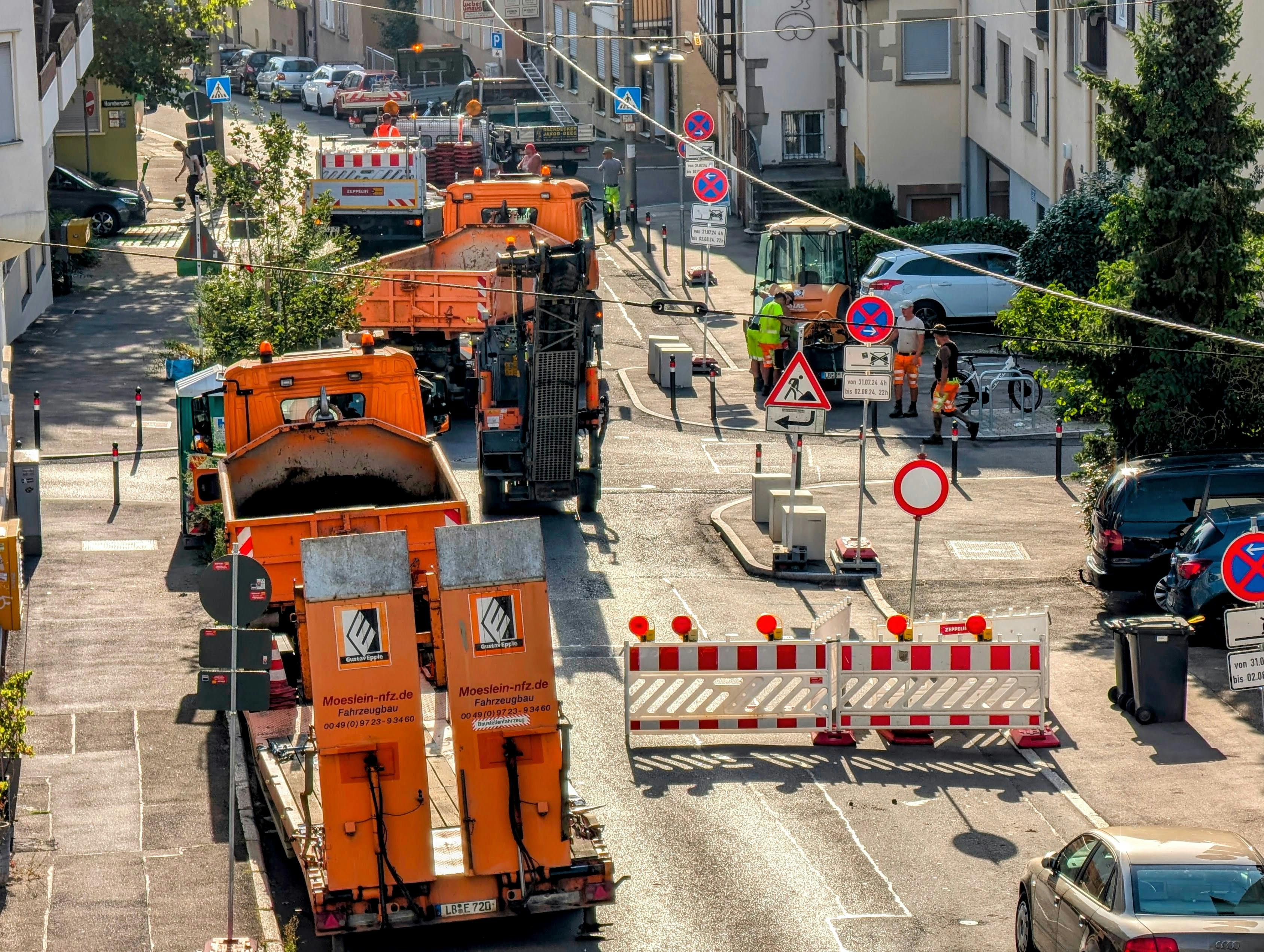 Kreuzung Schurwaldstraße/Hornbergstraße Foto: Jürgen Brand