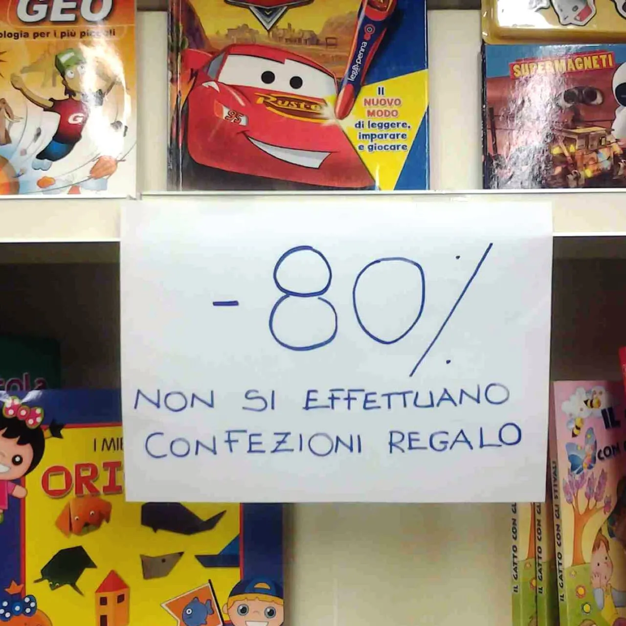ehi! vi facciamo lo sconto ma non chiedeteci di impacchettarlo eh!